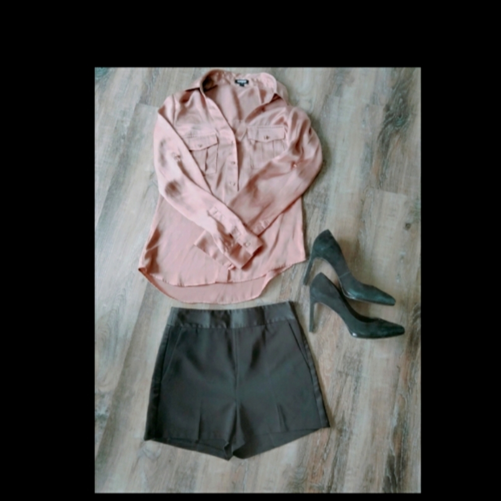 Express Black Dress Shorts
